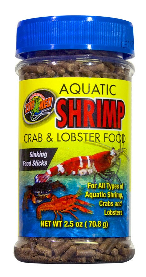 2 oz Zoo Med Aquatic Shrimp, Crab and Lobster Food