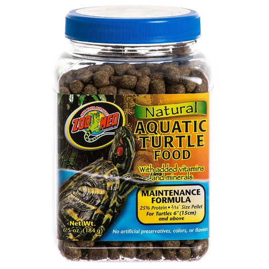 6.5 oz Zoo Med Natural Aquatic Turtle Food Maintenance Formula