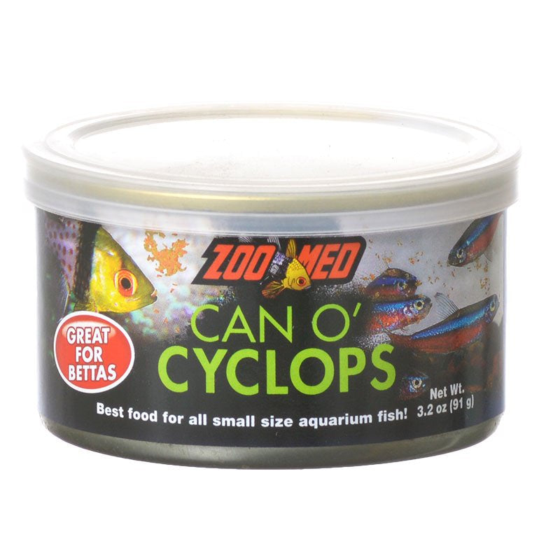 3.2 oz Zoo Med Can O' Cyclops for Small Aquarium Fish