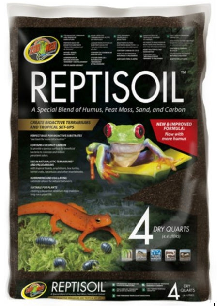 4 quart Zoo Med Reptosoil Bedding Blend