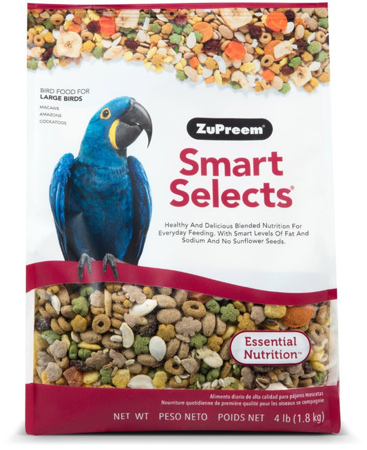 4 lb ZuPreem Smart Selects Bird Food for Large Birds