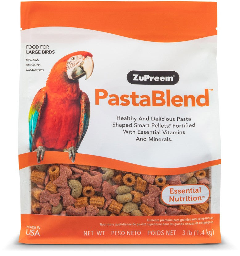 3 lb ZuPreem PastaBlend Bird Food for Large Birds