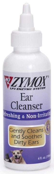 4 oz Zymox Ear Cleanser for Dogs and Cats